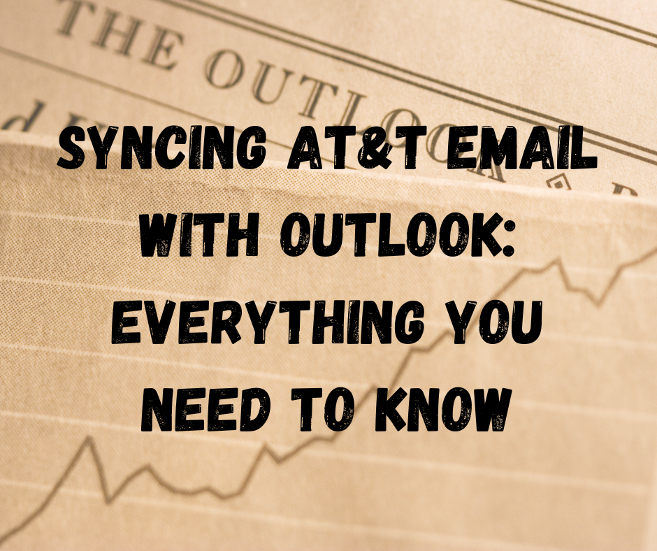sync AT&T Email with Outlook